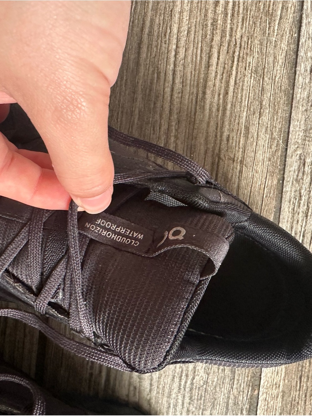 On Cloud Cloudhorizon Waterproof Sneakers - Black - Picture 7 of 7